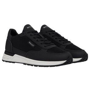 Mallet Mens Popham Lite Leather Sneakers / Black